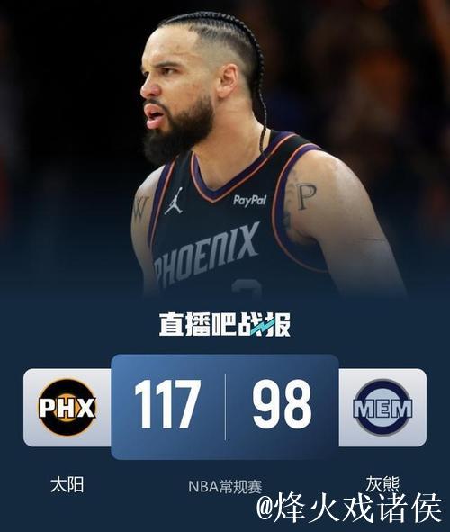 狄龙21+7马威12+12 太阳三分雨22记大胜灰熊